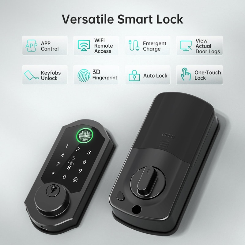 A4-BBF Best Electronic Door Lock | Control from Anywhere | Hornbill