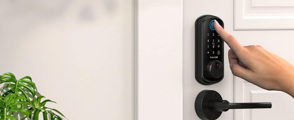 Hornbill Y4-BWFLH-H fingerprint door lock for office