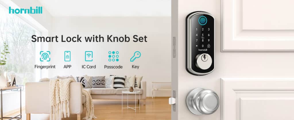 Hornbill Y4-SWFKN-H digital door locks for home