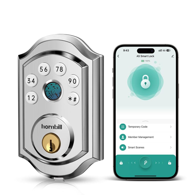 Hornbill A5-SBFT-H best smart keypad door lock