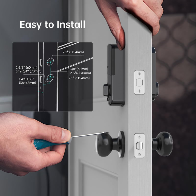 Hornbill A4-BBF installing keyless entry door lock