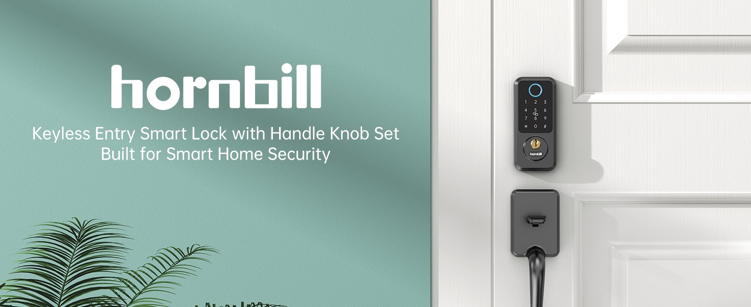 Hornbill Fingerprint Bluetooth Smart Door Lock