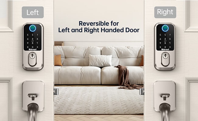 Bluetooth Lock - Reversible for Left and Right Handed Door Hornbill