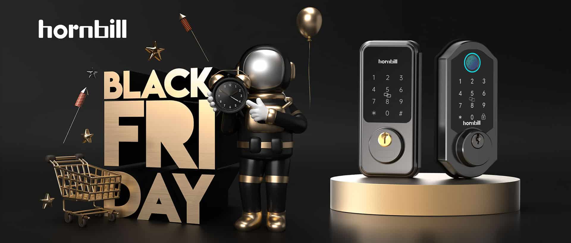 Hornbill WIFI SMART LOCK BLACK FRİDAY