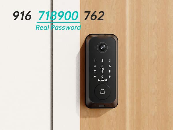 Hornbill video doorbell lock-Anti-Peep Password