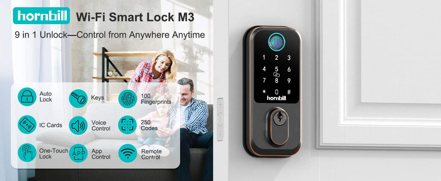 Hornbill wifi smart lock M3 orb - Detailed Big Picture