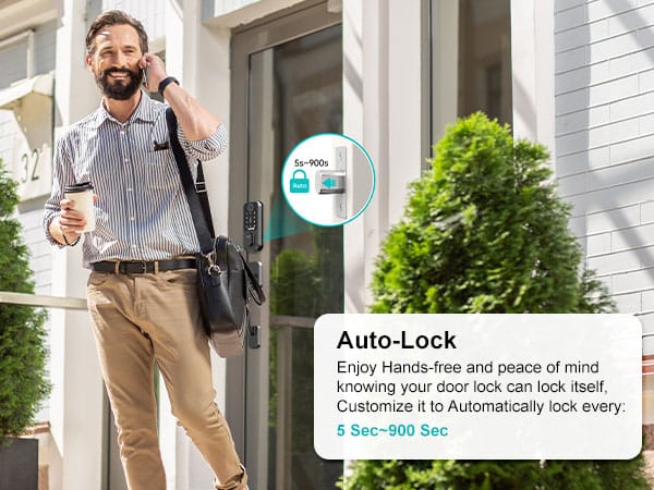 M3 Hornbill smart wifi door lock - auto lock