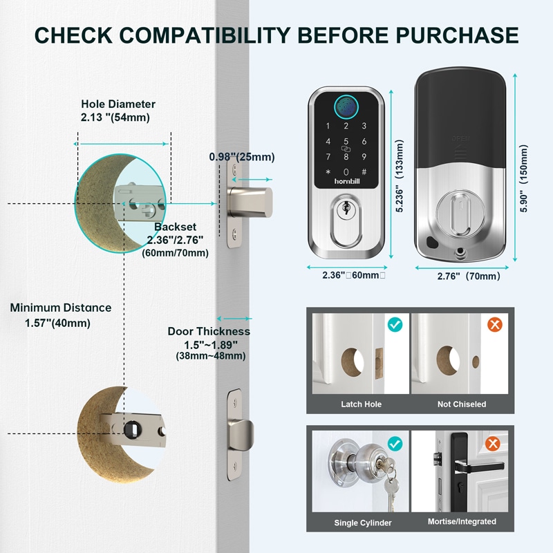 M3 Keyless Entrance Door Locks - check compatibility before purchase