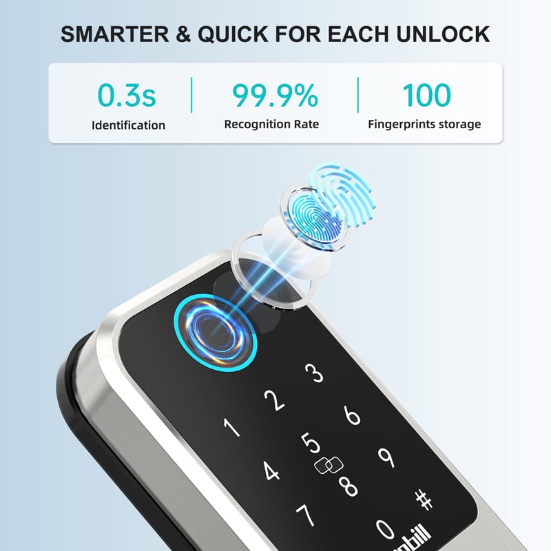 M3 Keyless Entrance Door Locks - fingerprint unlock