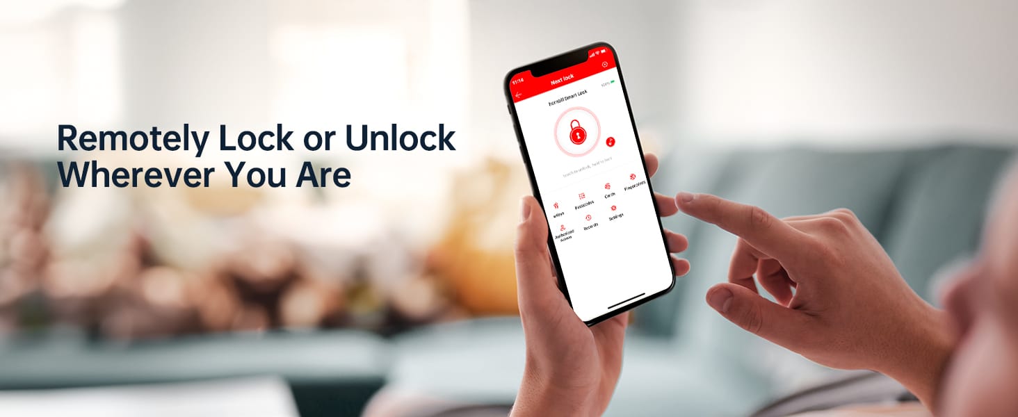 M3 WiFi Fingerprint Smart Door Lock - APP Unlock