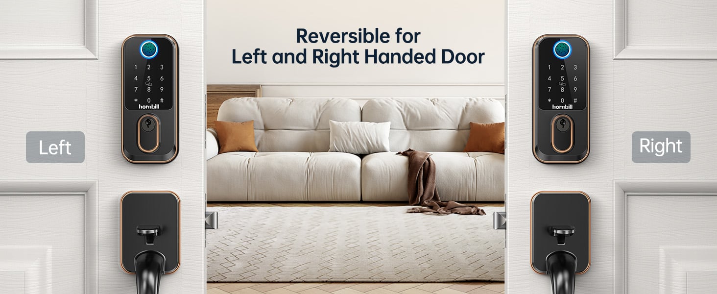 M3 best entry door handlesets - Reversible for Left and Right Handed Door ORB