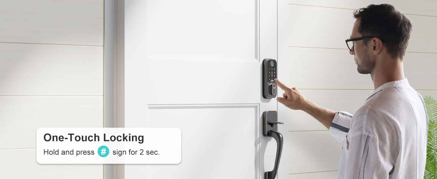 M3 electronic door lock with remote control banner