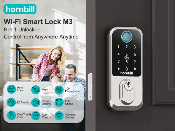 wifi smart lock M3 Silver