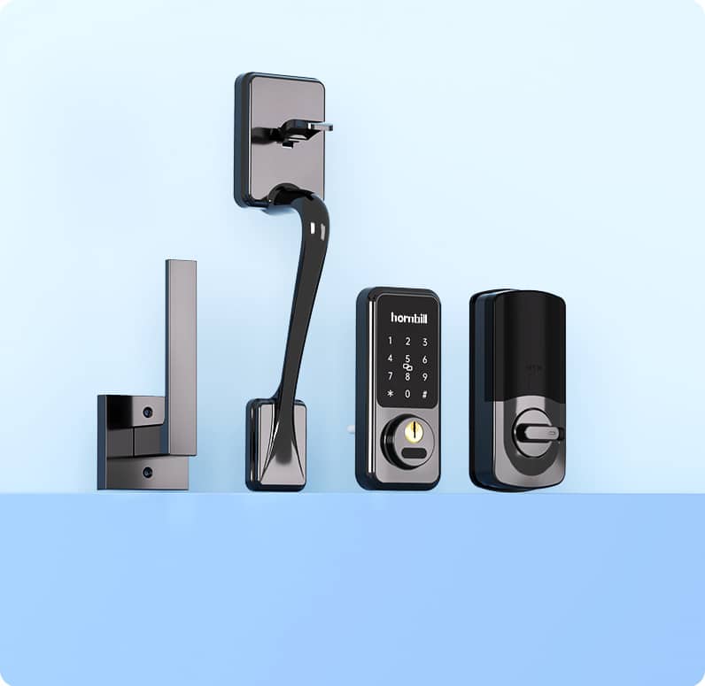 hornbill smart door lock best sell - M1 keyless door lock H800