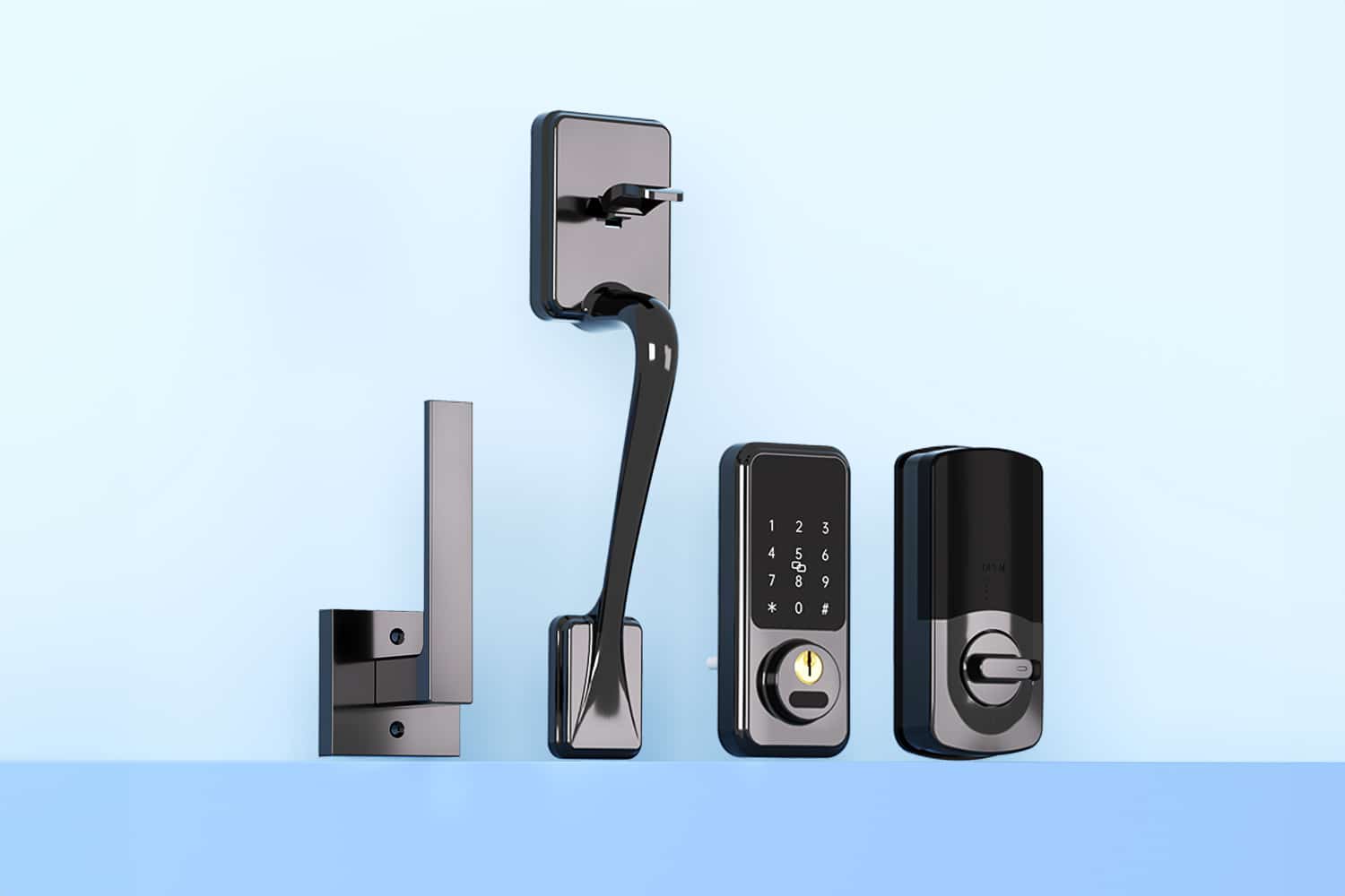 hornbill smart door lock best sell - M1 keyless entry door lock phone