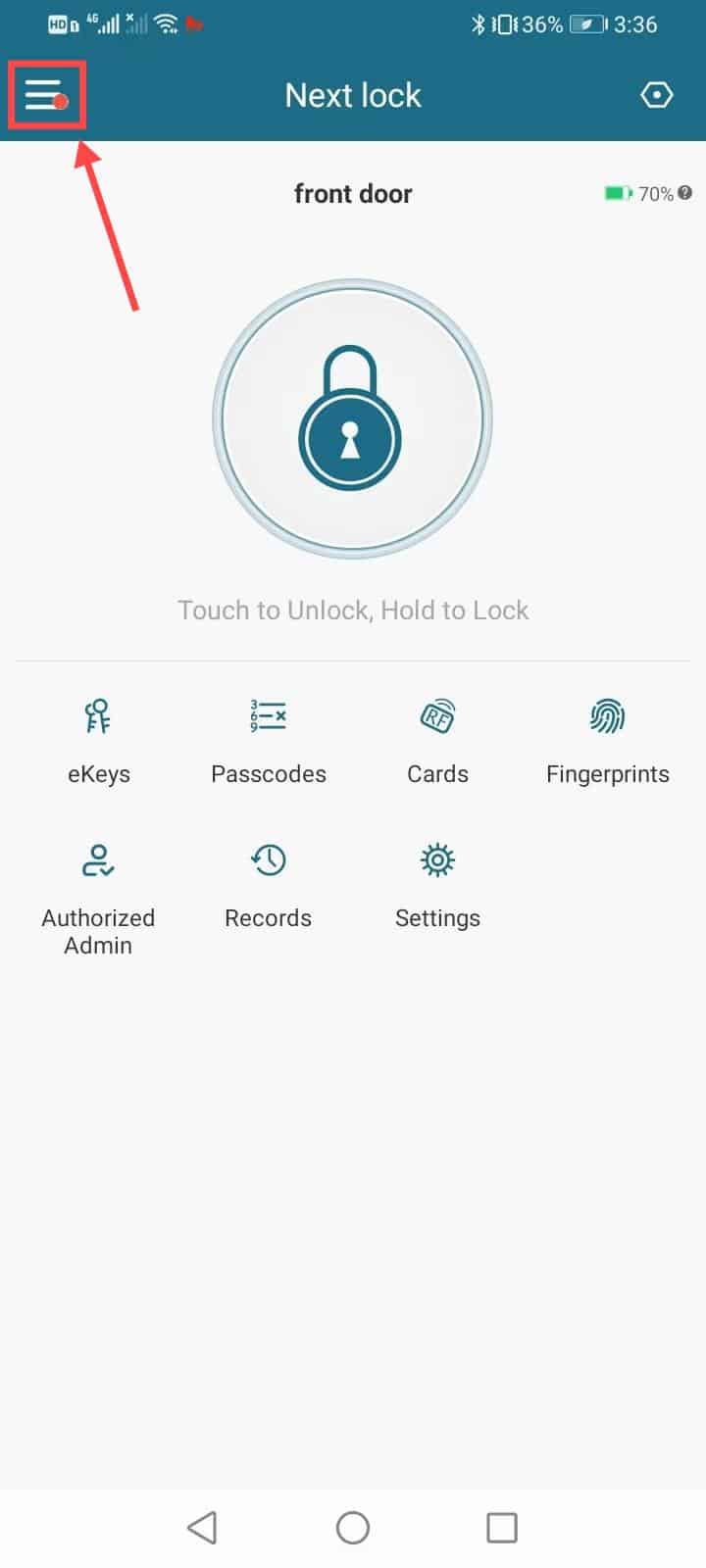 Pic 1-Next lock homepage