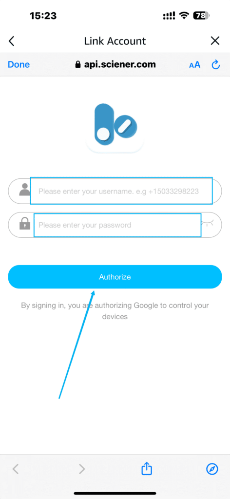 Pic 17-Sign in your Next lock account to authorize