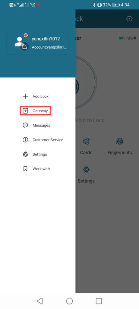 Pic 2-Tap on “Gateway”